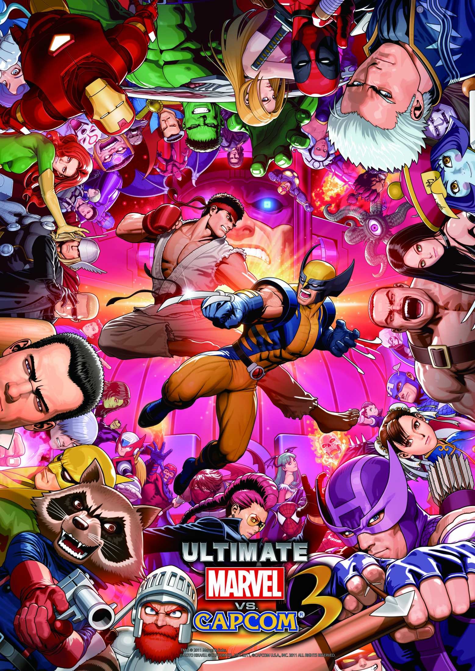 1558x2203, Ultimate Marvel Vs - Ultimate Marvel Vs Capcom 3 Poster - HD Wallpaper 
