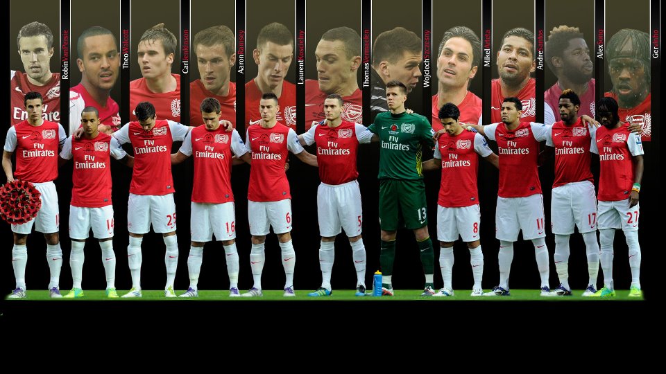 Arsenal Players Wallpaper 2013 - HD Wallpaper 
