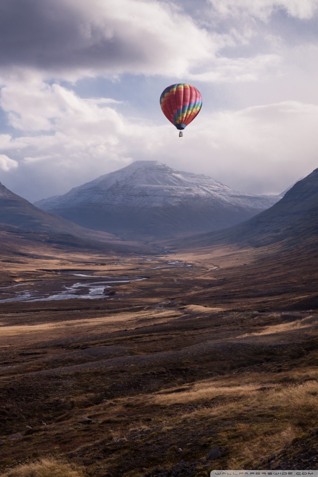 Mobile Wallpaper Hot Air Balloon - HD Wallpaper 