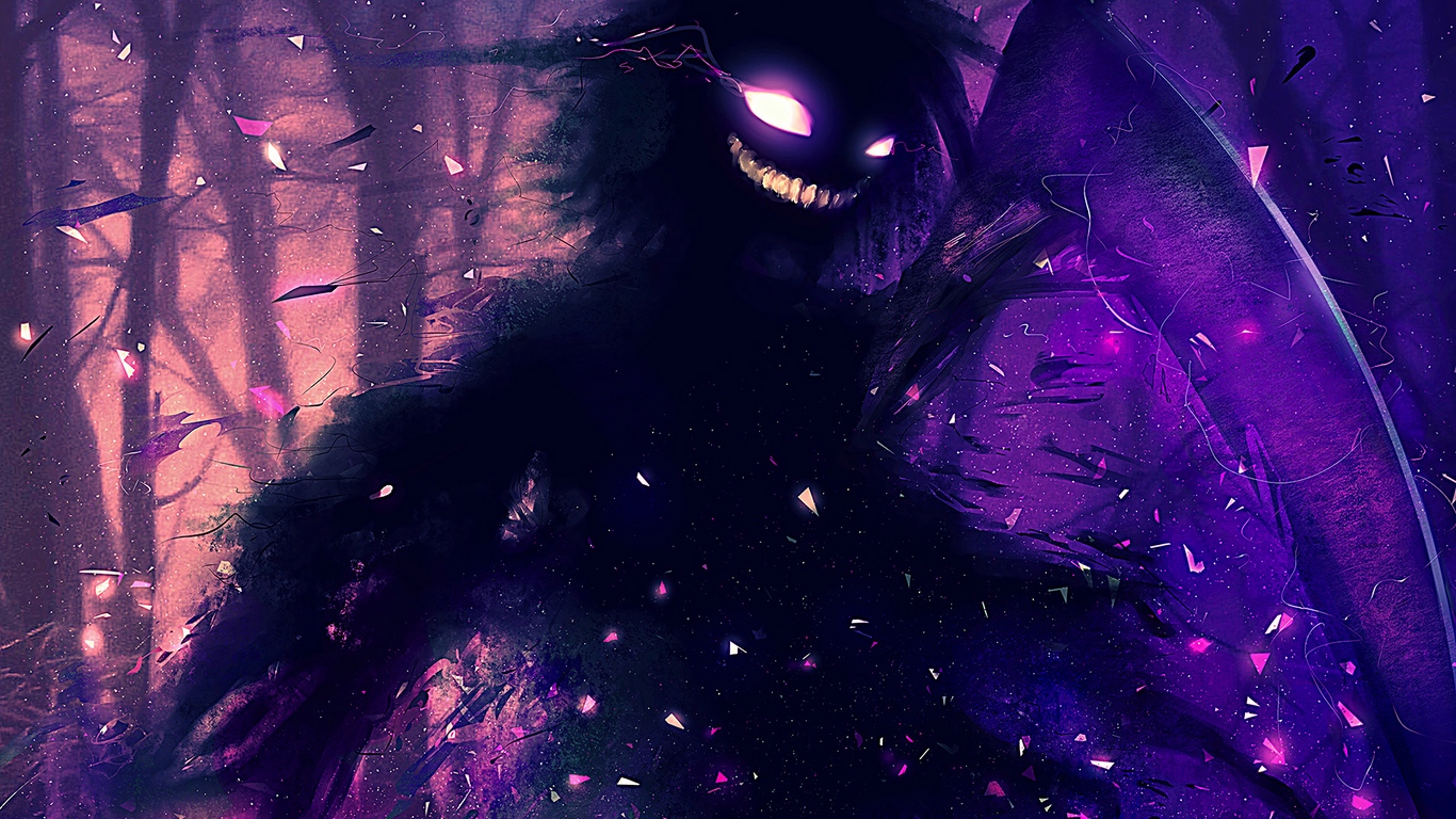 Wallpaper Monster, Art, Smile, Spooky - Монстр Арт - HD Wallpaper 