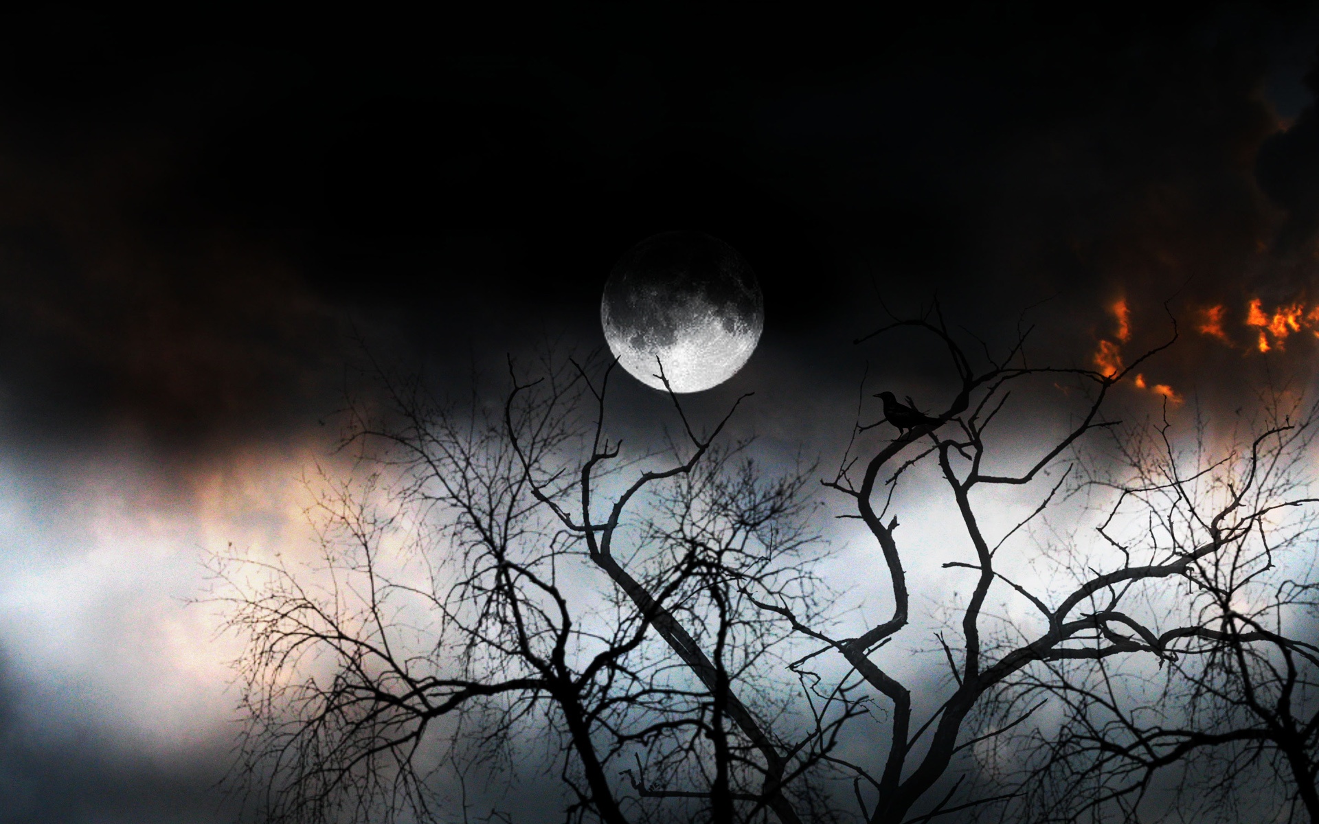 Beautiful Moon - Happy Rain Good Night - HD Wallpaper 