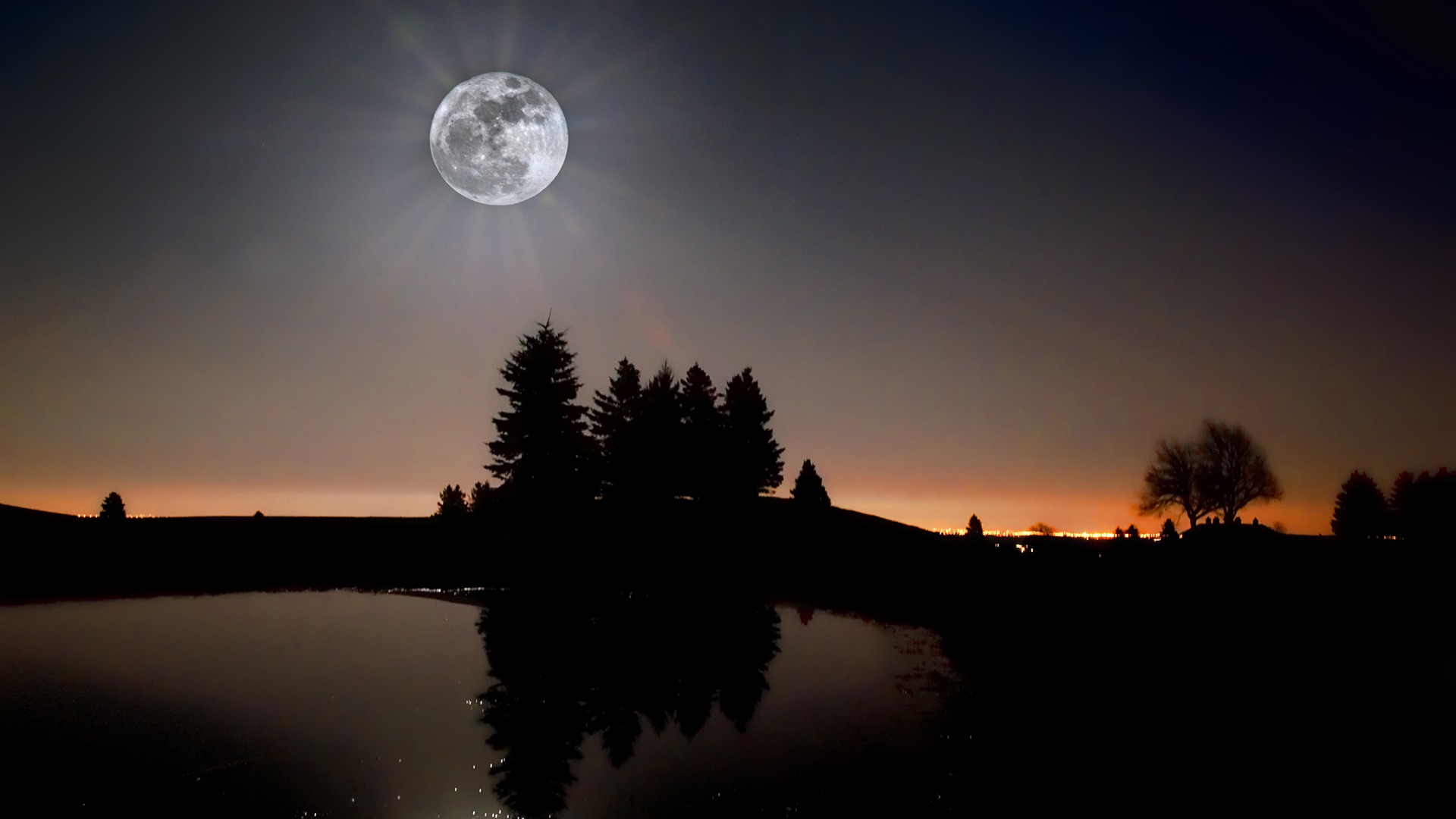 Full Moon - HD Wallpaper 
