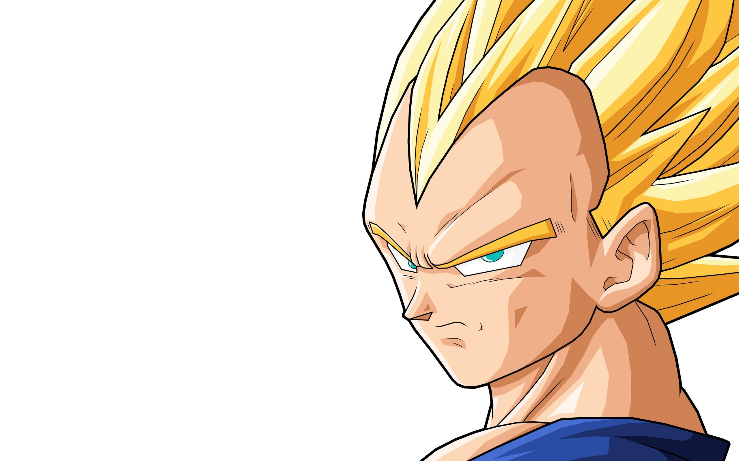 Wallpaper Vegeta, Boy, Blond, Serious - Dragon Ball Z - HD Wallpaper 