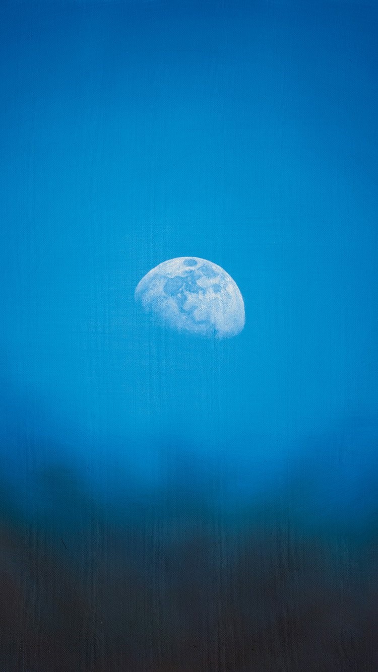 Iphone Wallpaper Blue Moon - HD Wallpaper 
