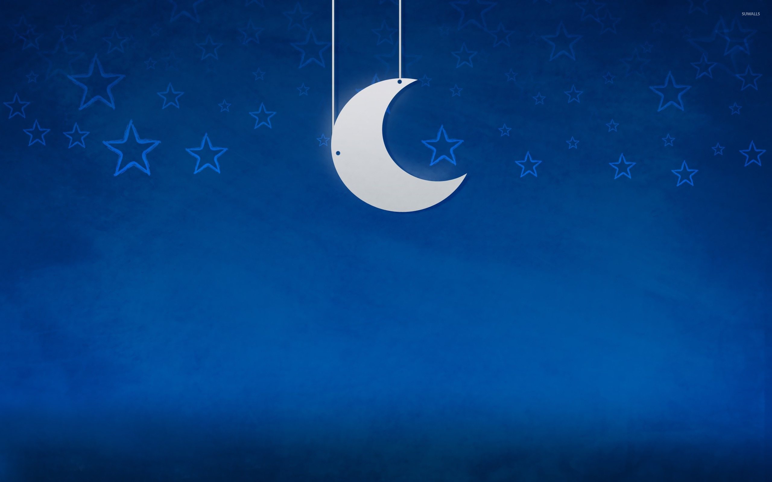 Moon Wallpaper Vector - HD Wallpaper 