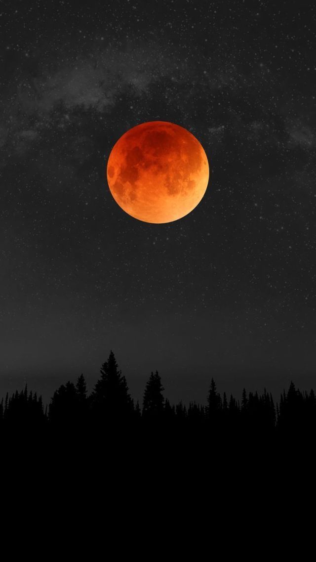 Blood Moon Wallpaper Iphone - 640x1137 Wallpaper 