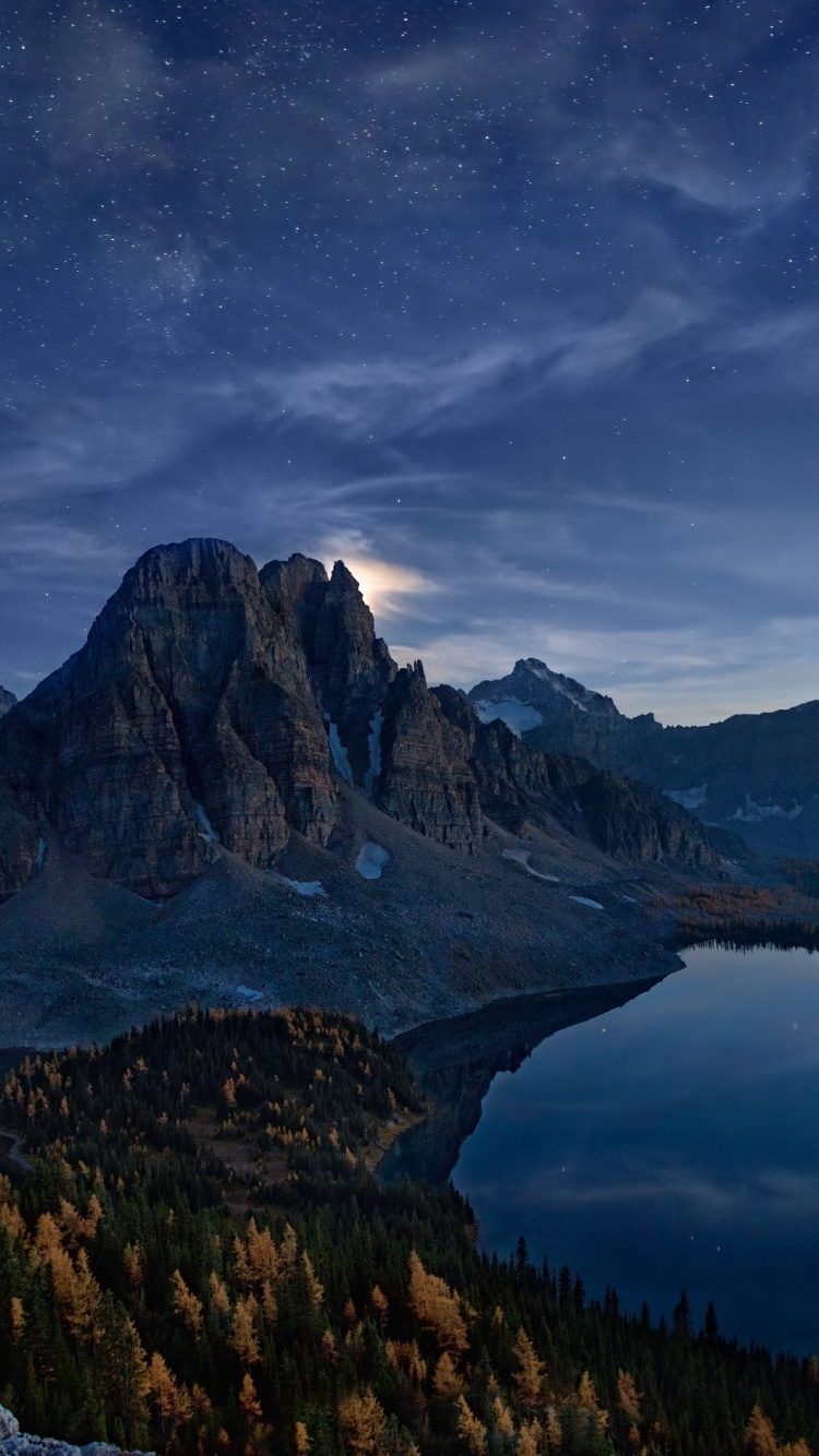 Rockies Night - HD Wallpaper 