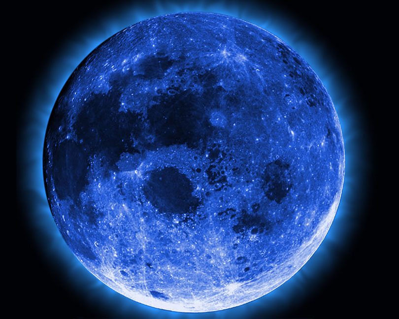 Blue Moon Funny - HD Wallpaper 