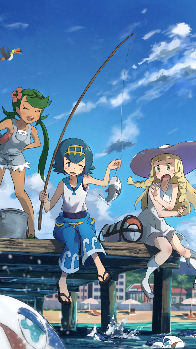 Pokemon Sun And Moon Cast - 750x1334 Wallpaper Pokemon Sun And Moon Cast - 750x1334 Wallpaper