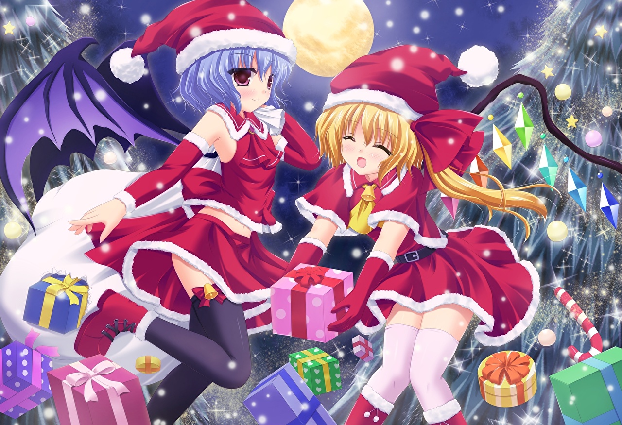 Touhou Christmas - HD Wallpaper 