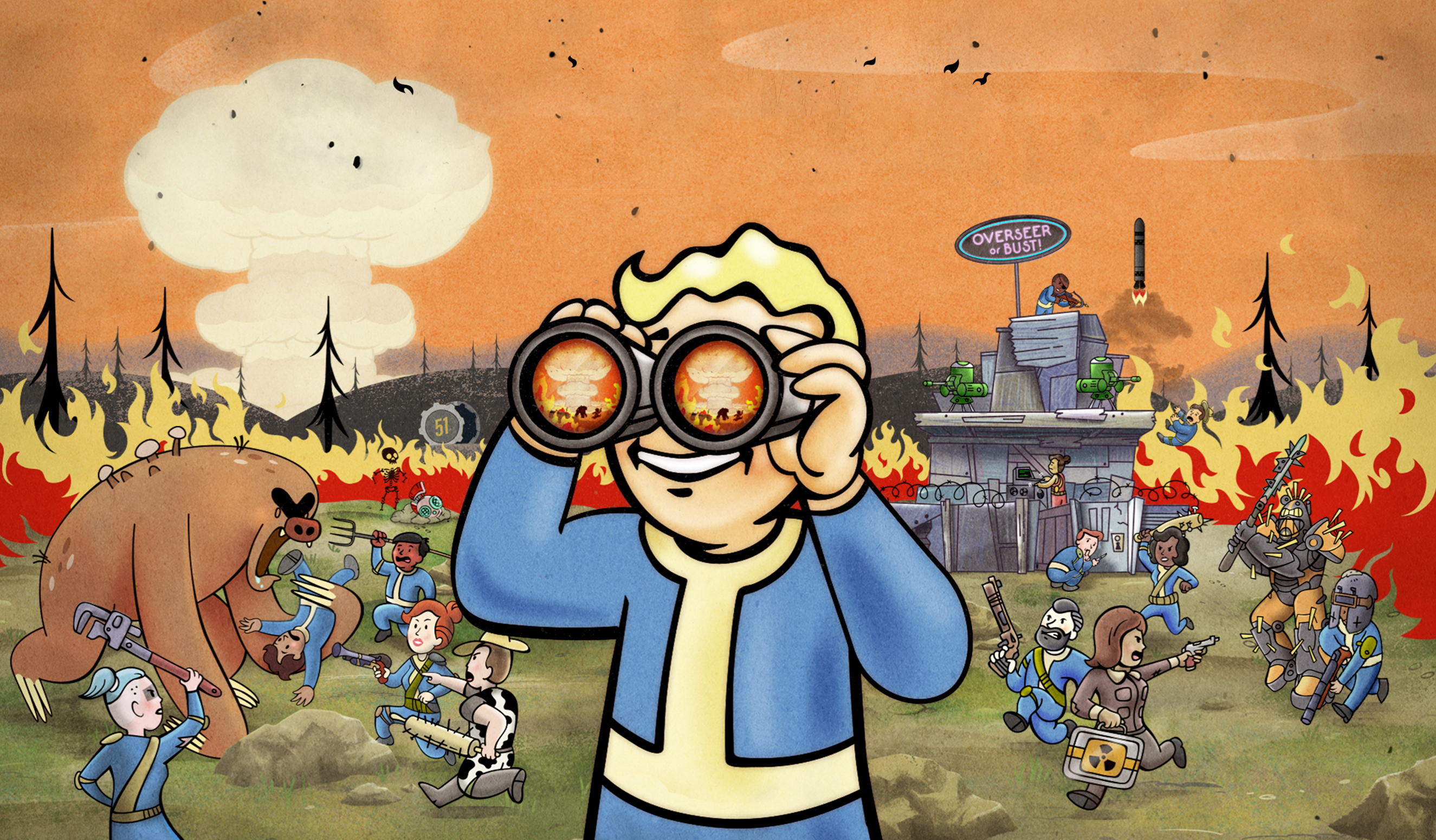 Fallout 76 Nuclear Winter - HD Wallpaper 