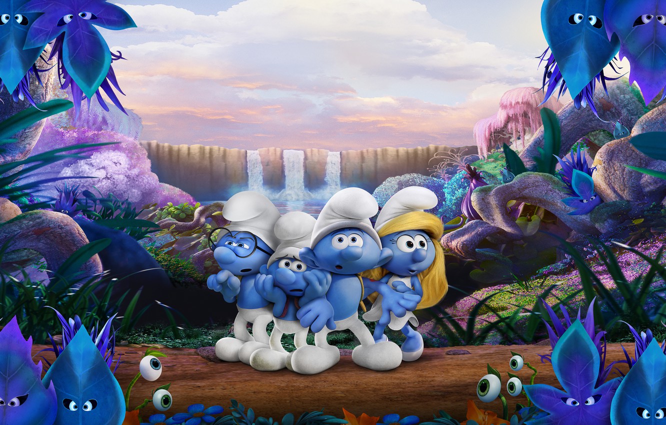 Photo Wallpaper Girl, Lost, Fantasy, Nature, Brain, - Smurfs The Lost Village - HD Wallpaper 
