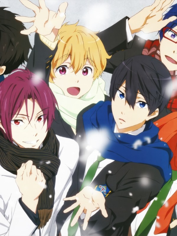 Free Eternal Summer, Anime Guys, Winter - Free Iwatobi Swim Club Christmas - HD Wallpaper 