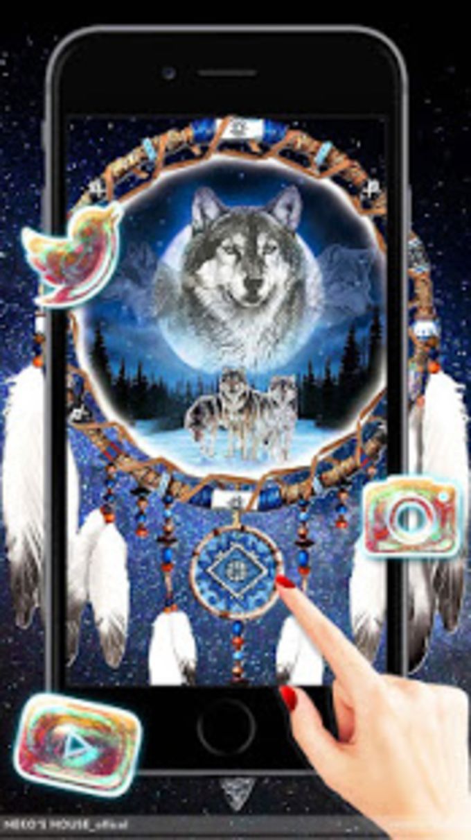 Dream Catcher Star Wolf - HD Wallpaper 