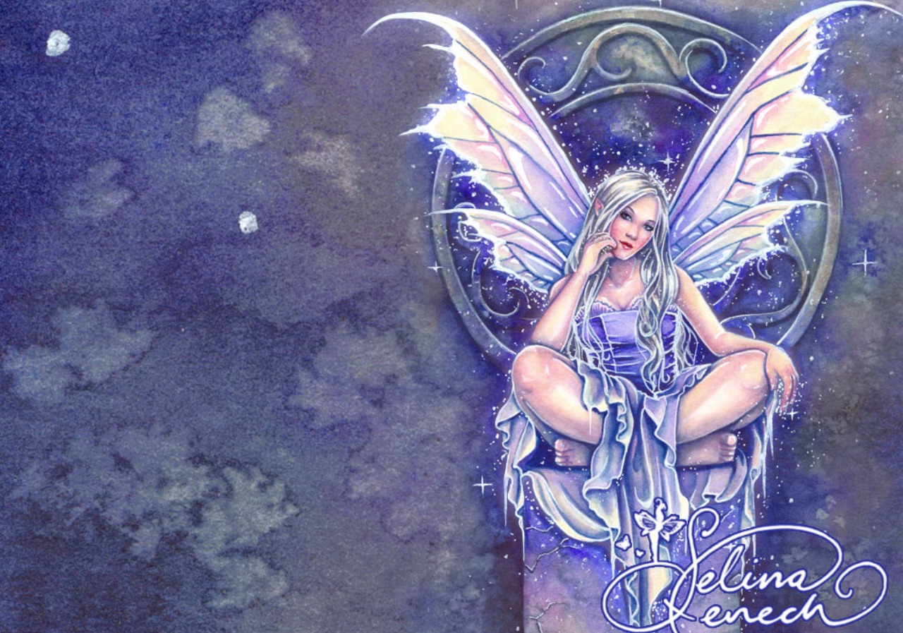 Selina Fenech Fairy Art - HD Wallpaper 