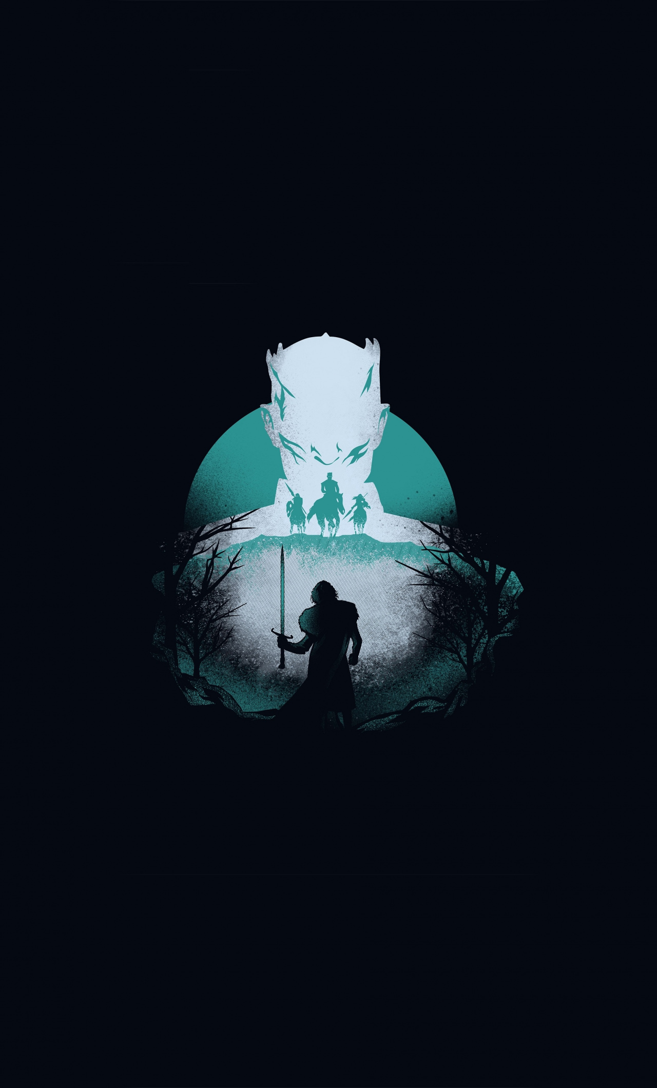 Game Of Thrones, Knight King And Jon Snow, Season 8, - Game Of Thrones 4k  Wallpaper Android - 1280x2120 Wallpaper 