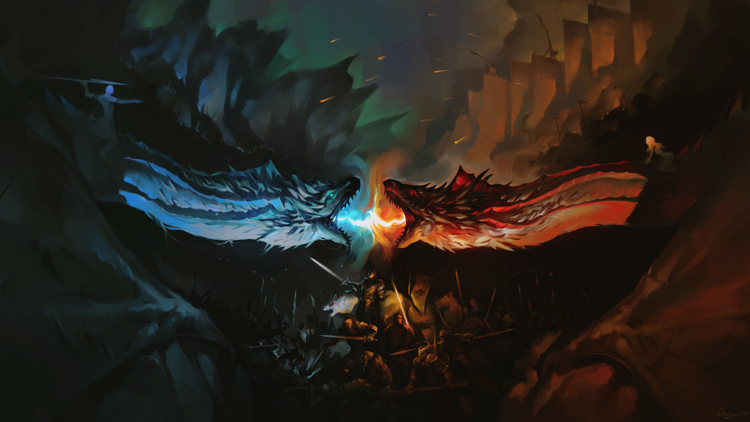 Game Of Thrones, Tv Series, Dragons - Game Of Thrones Wallpaper Dragon - HD Wallpaper 