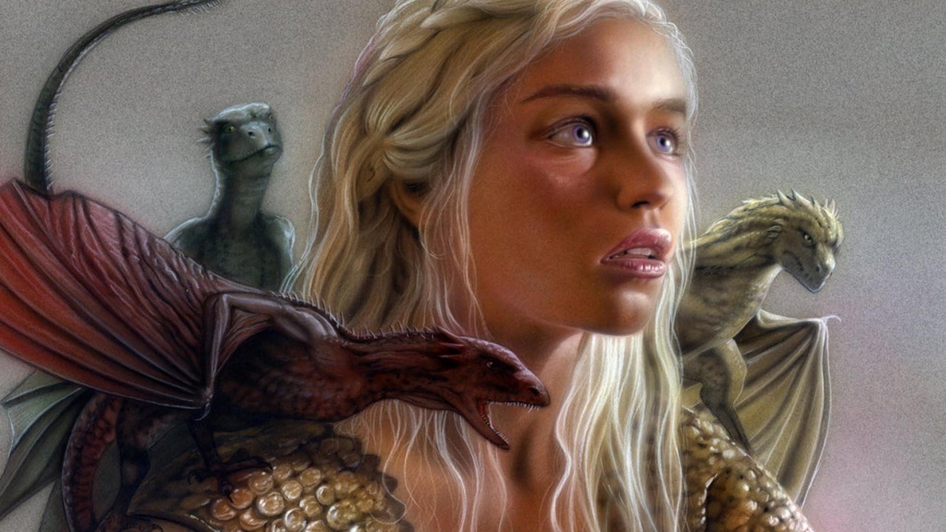 Dragon Airbrush Game Of Thrones - HD Wallpaper 