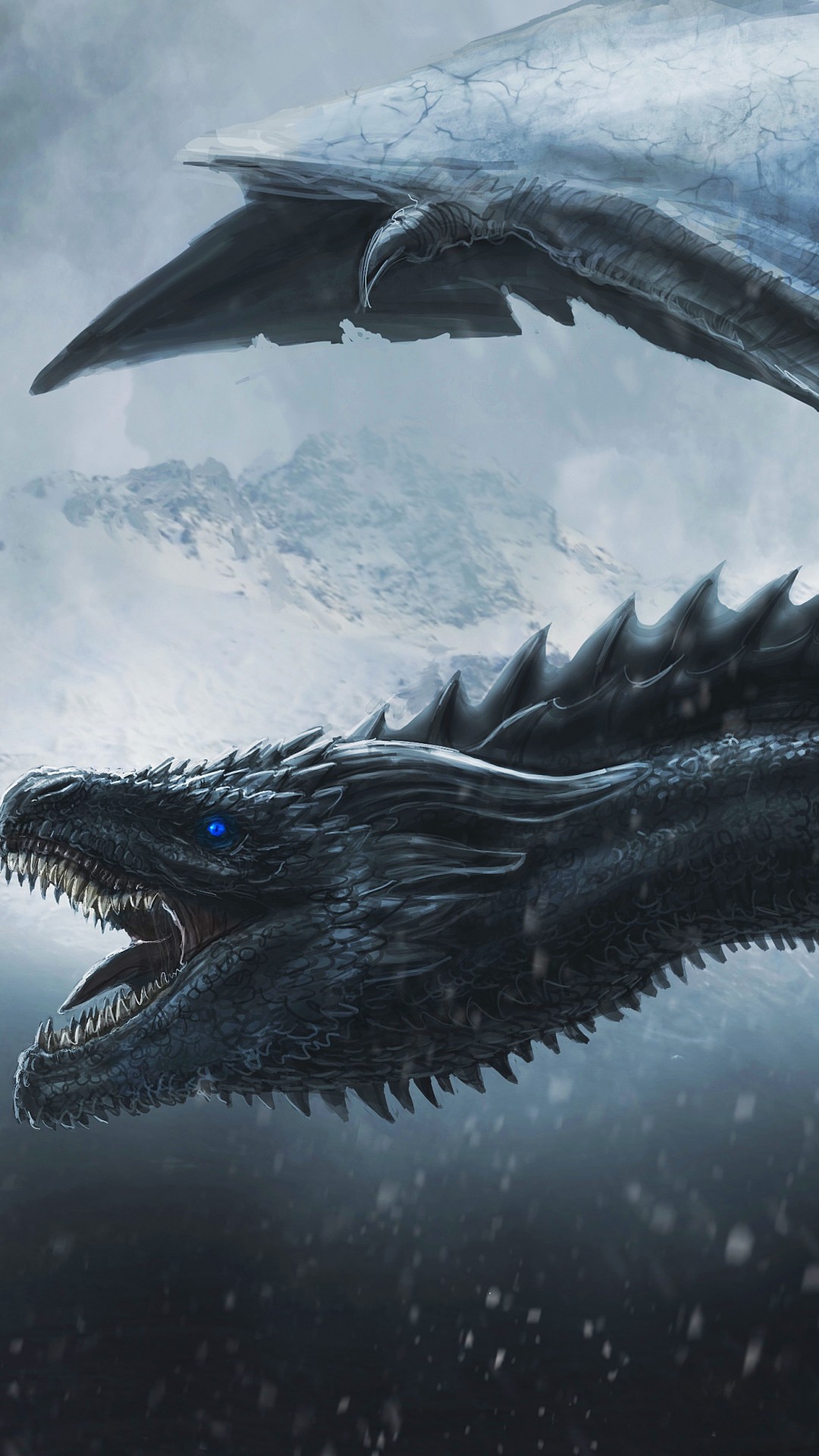 Night King Dragon Game Of Thrones Desktop Wallpaper - 4k Dragon - HD Wallpaper 