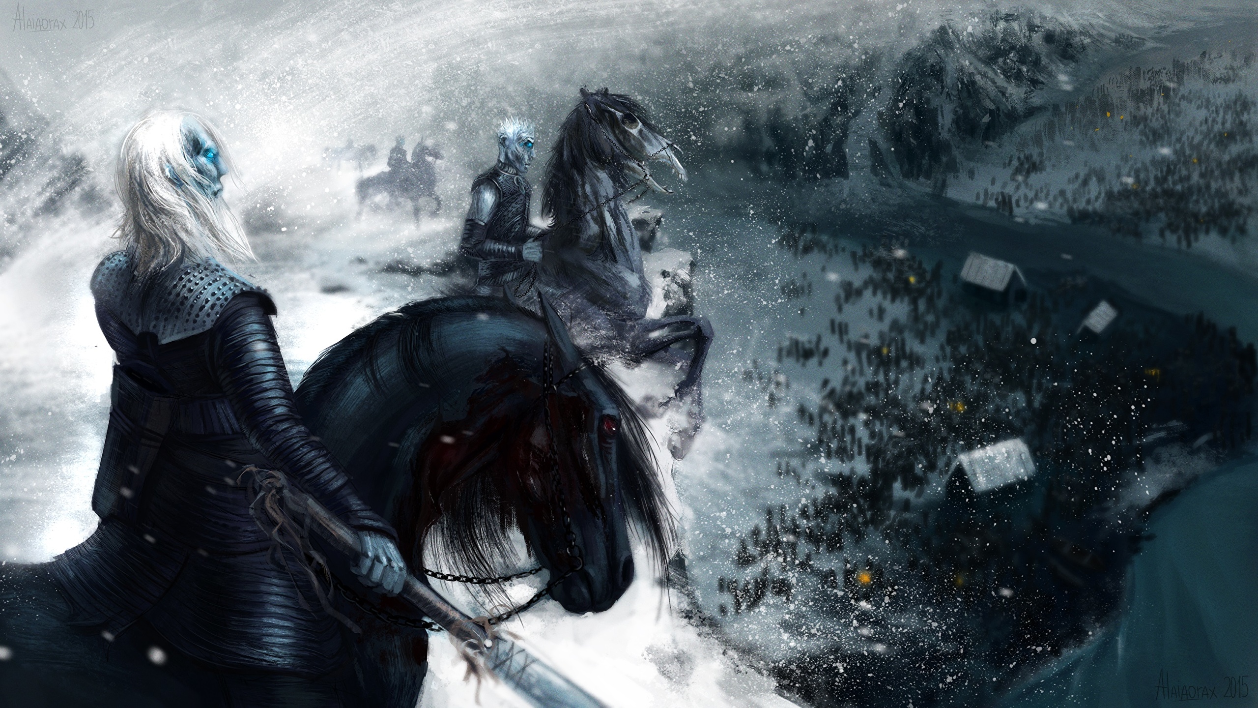 Game Of Thrones White Walker Fan Art - HD Wallpaper 