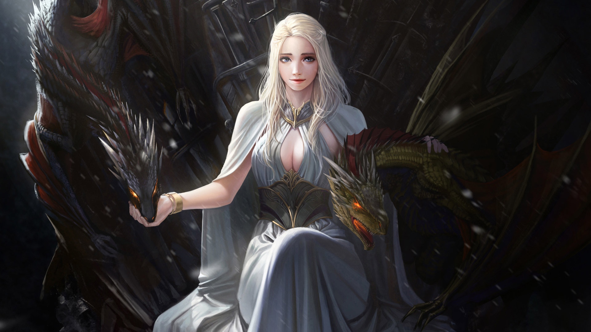 Daenerys Targaryen Wallpaper Art - HD Wallpaper 