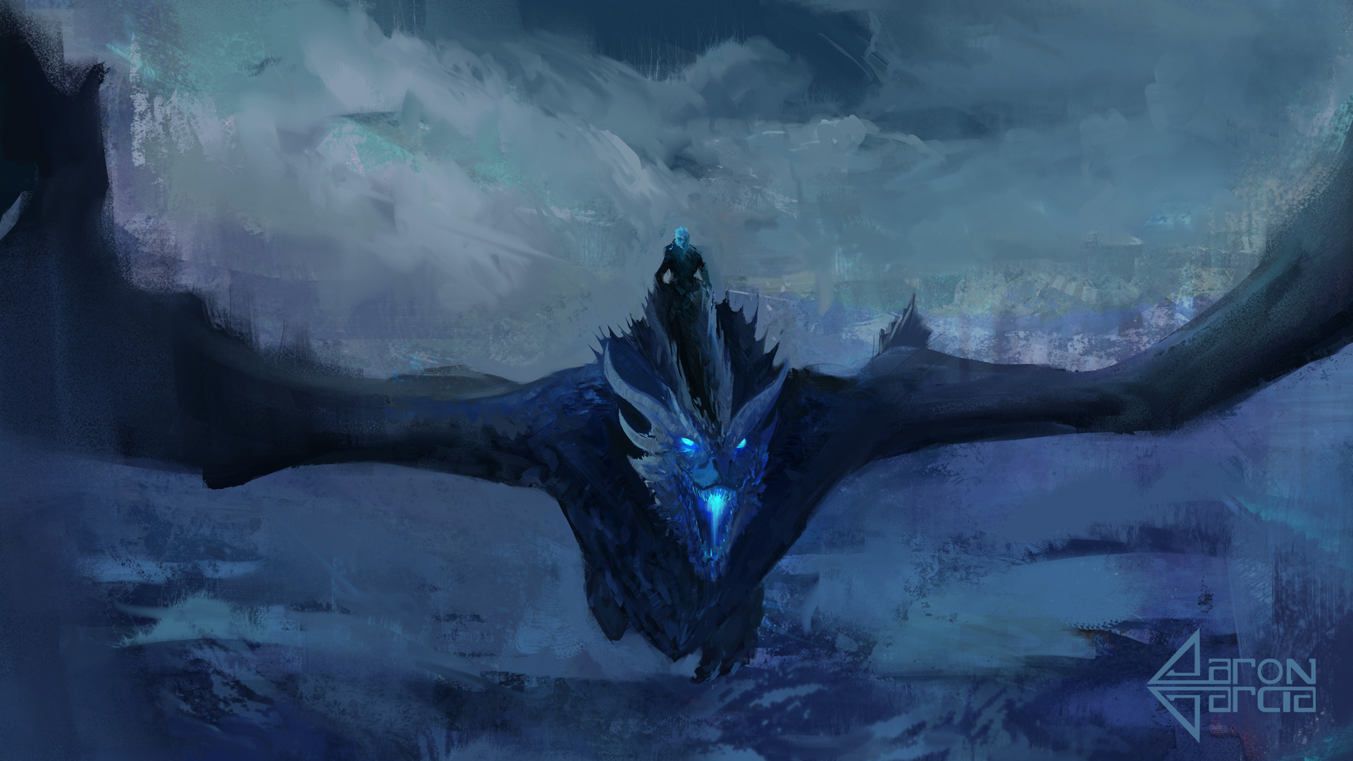 Game Of Thrones Viserion Art - HD Wallpaper 