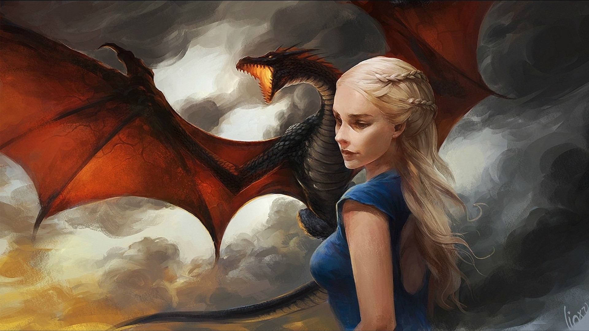 Game Of Thrones Khaleesi Fanart - HD Wallpaper 