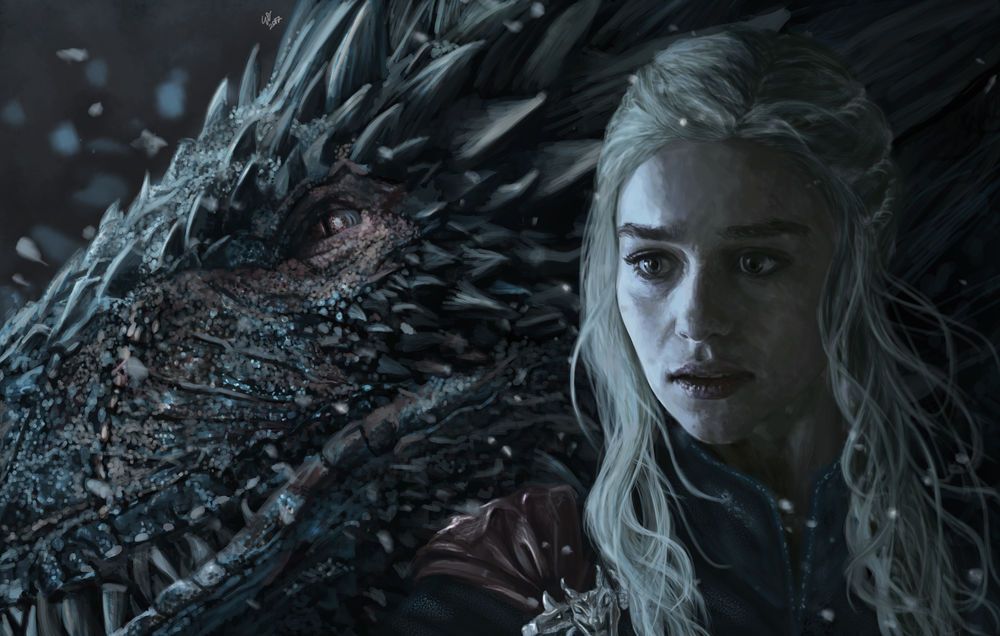 Daenerys Targaryen Drogon - HD Wallpaper 