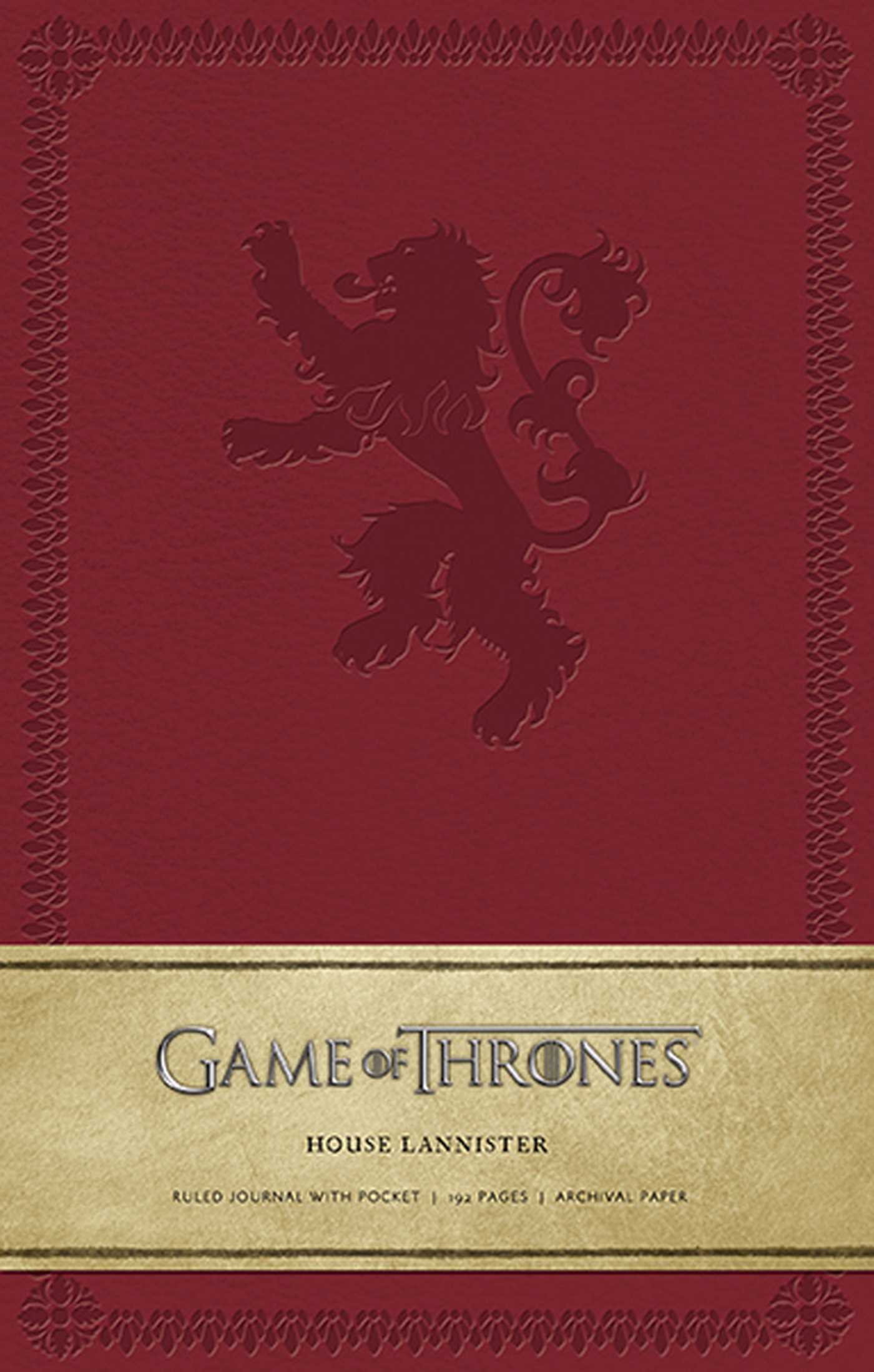 Game Of Thrones - House Lannister Journal - HD Wallpaper 