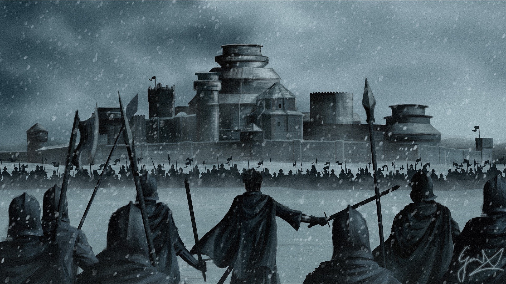 Game Of Thrones Winterfell Stannis Baratheon Warriors - Game Of Thrones Wallpaper 4k Pc - HD Wallpaper 