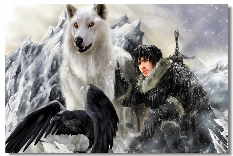 Dire Wolf Desktop Background - HD Wallpaper 