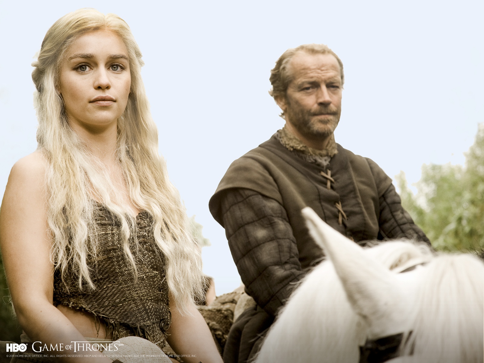 Game Of Thrones Hbo - Daenerys E Sor Jorah - HD Wallpaper 
