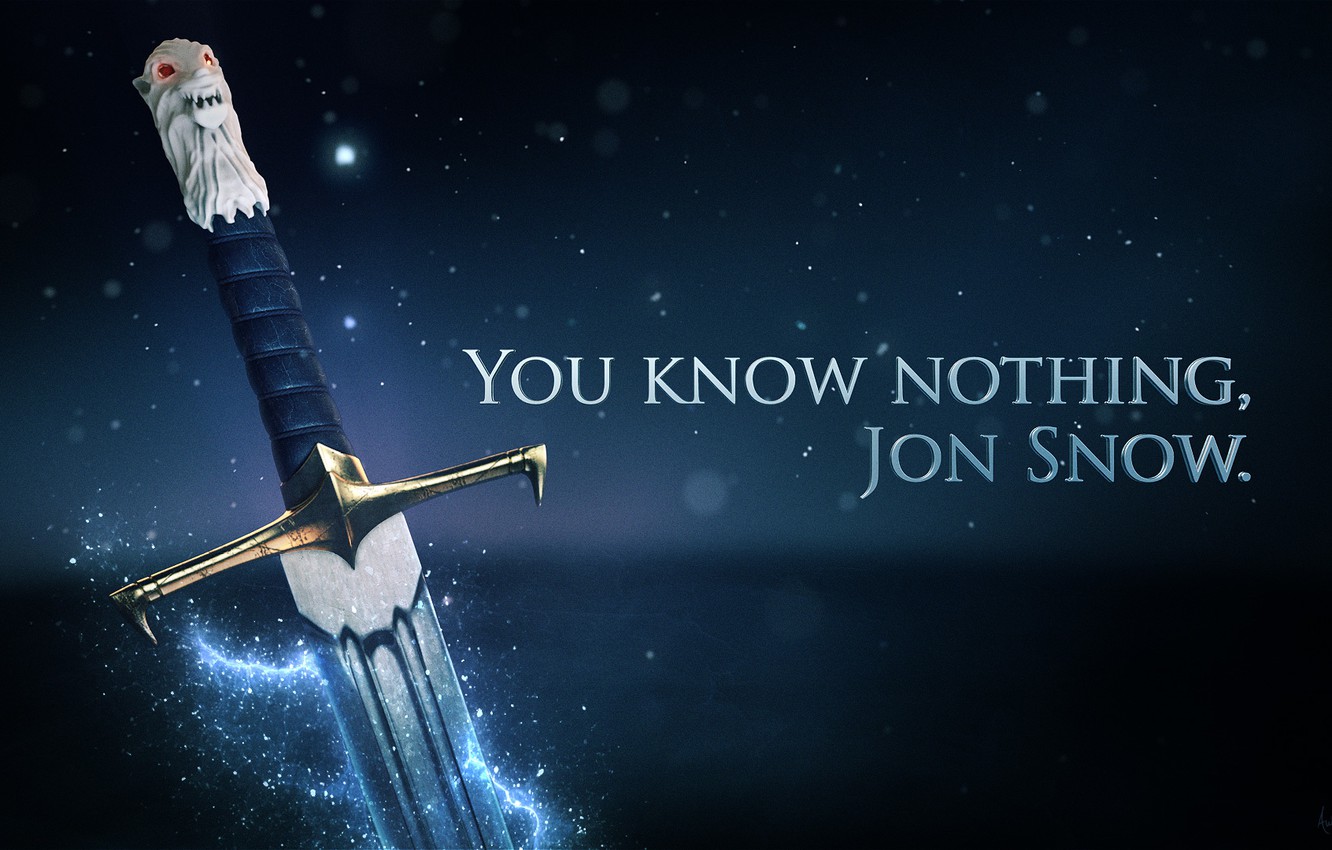 Photo Wallpaper Game Of Thrones, Jon Snow, Longclaw, - Game Of Thrones Wallpaper Jon Snow - HD Wallpaper 