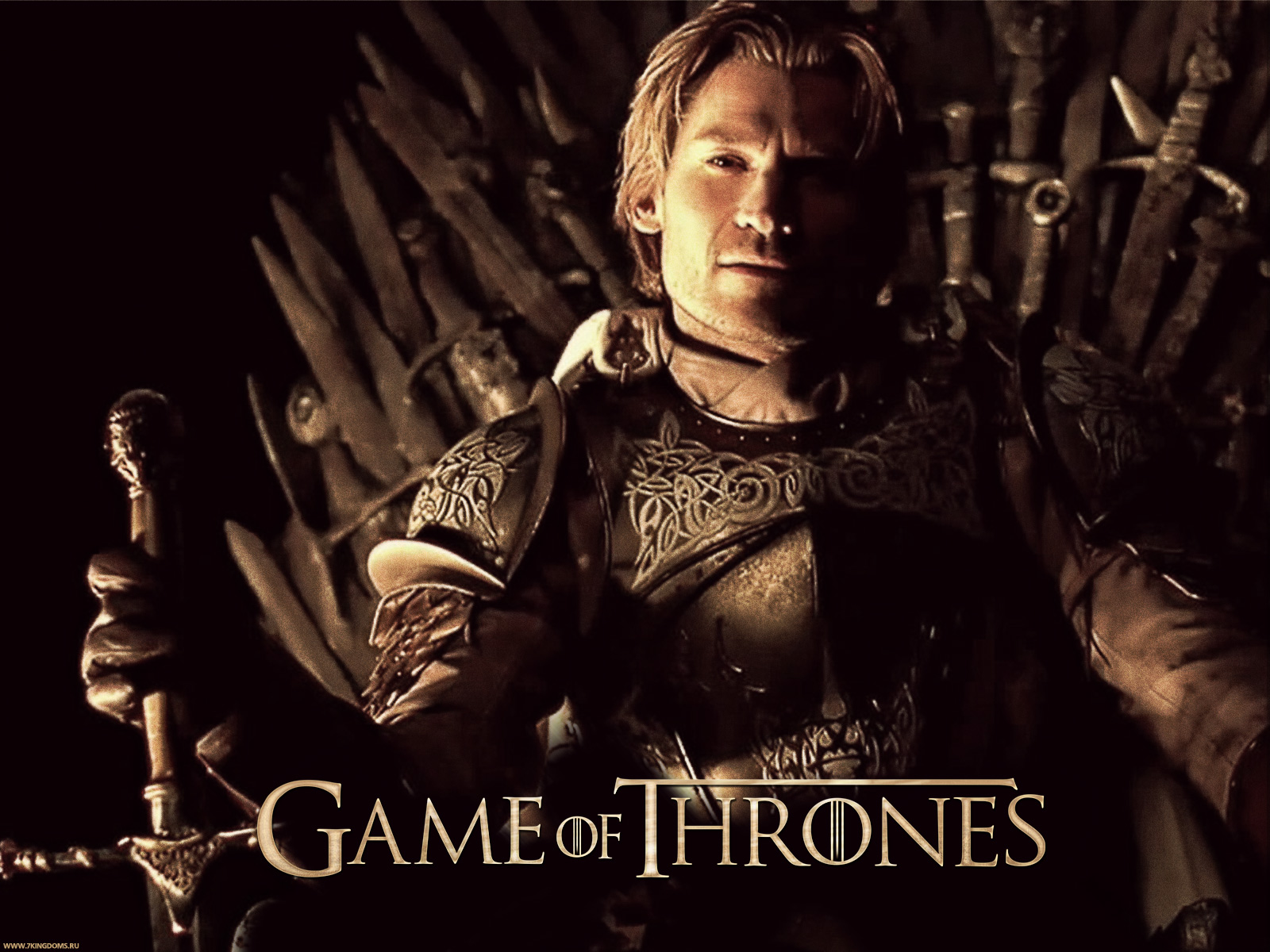 Jaime Lannister - Jaime Lannister On Iron Throne - HD Wallpaper 