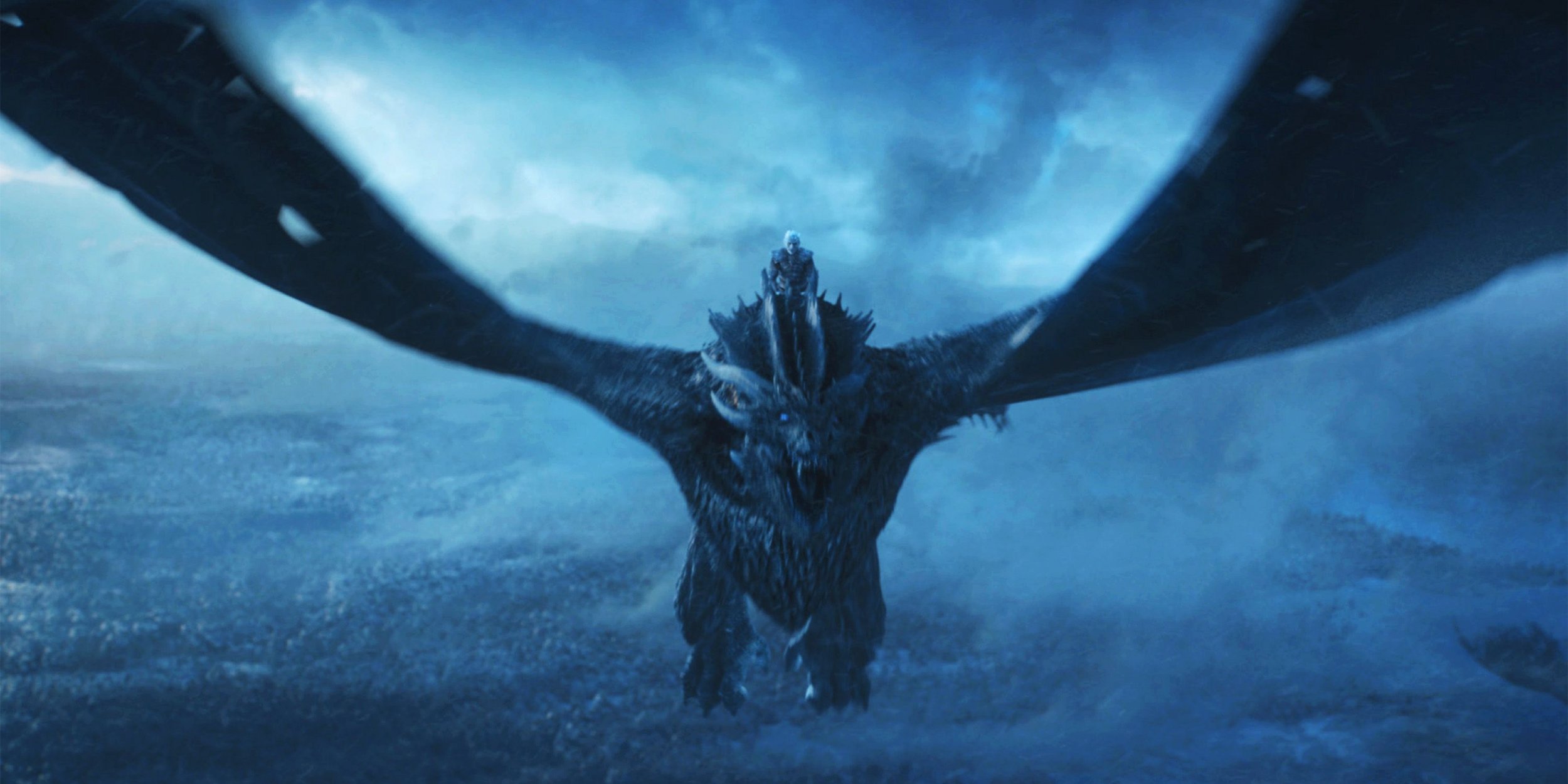 Hbo Game Of Thrones Night King Ice Dragon - Game Of Thrones Night King Dragon - HD Wallpaper 