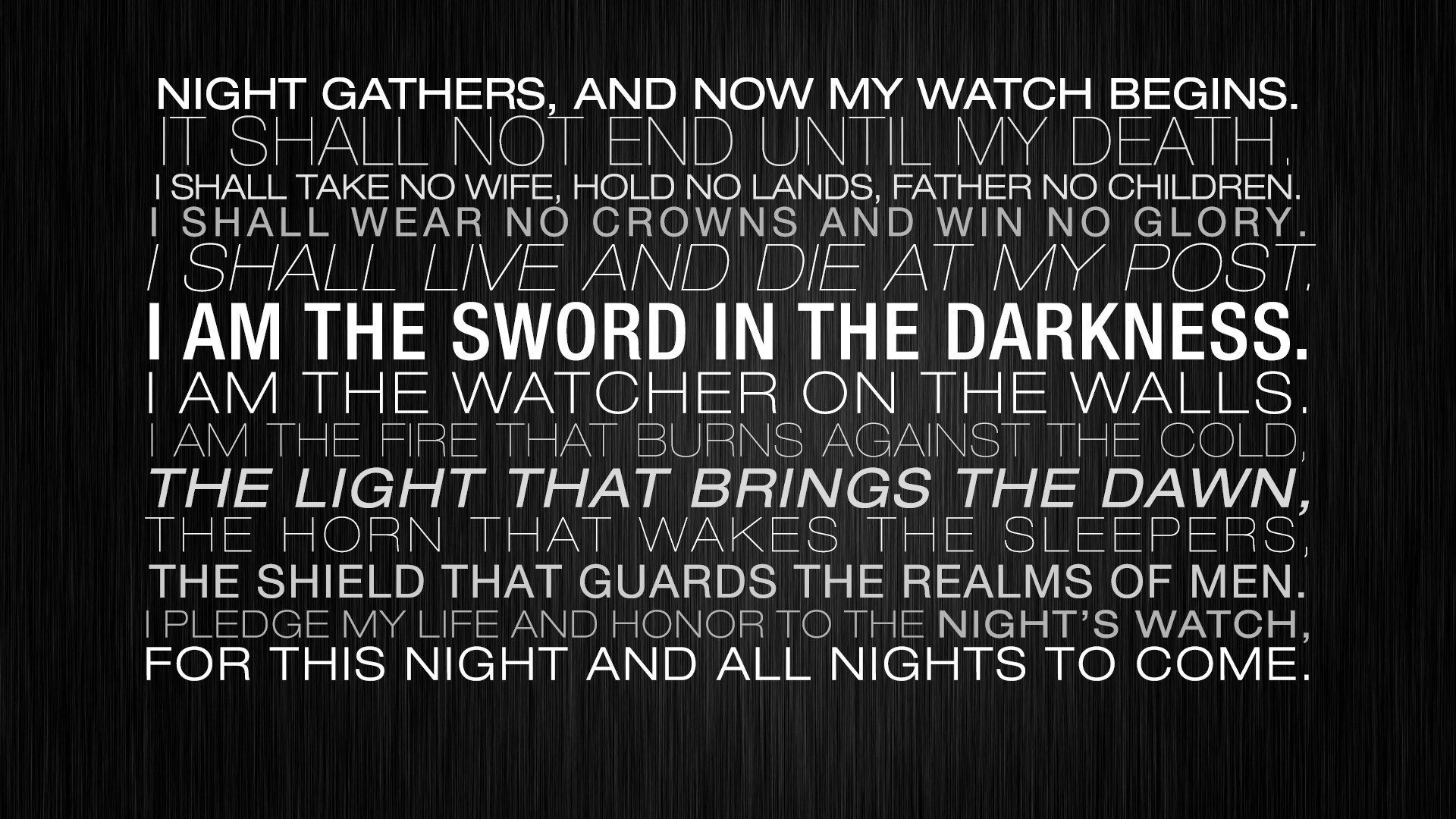 Cool Game Of Thrones Wallpaper - Dark Tv Series Quotes - HD Wallpaper 