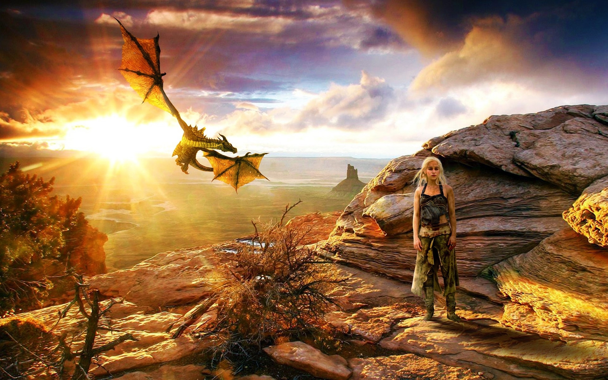 Game Of Thrones Season Daenerys Targaryen Wallpaper - Hd Game Of Thrones Dragons - HD Wallpaper 