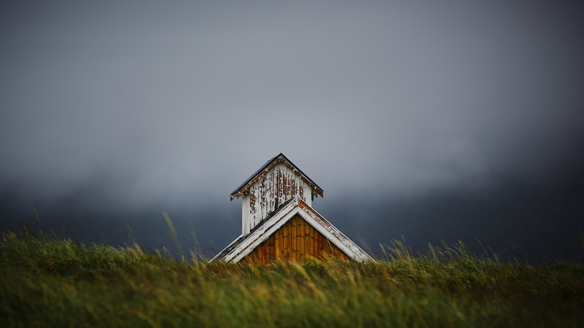 House, Roof, Landscape, Norway, Wallpaper - Grass - HD Wallpaper 