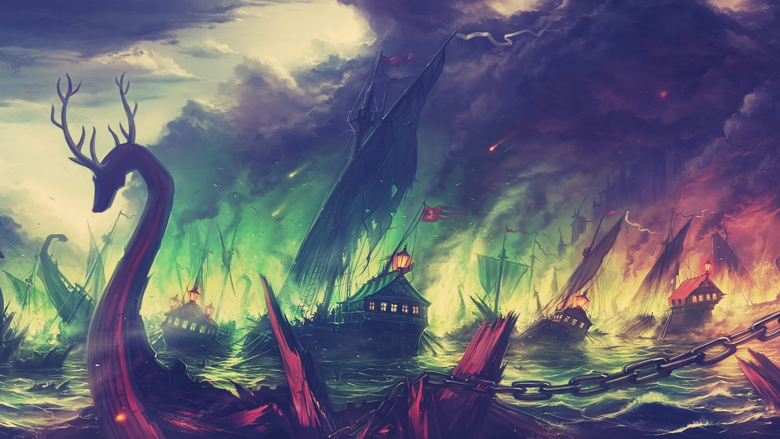 Game Of Thrones 1080p Hd Wallpaper Free Download For - Battle Of The Blackwater Art - HD Wallpaper 