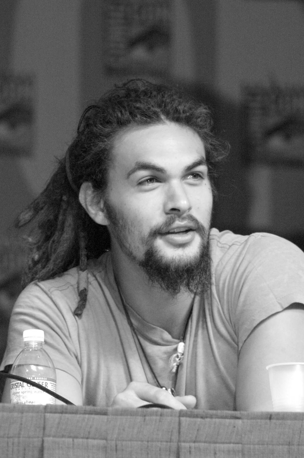 Game Of Thrones, Dreads, And Khal Drogo Image - Jason Momoa Black And White Hd - HD Wallpaper 