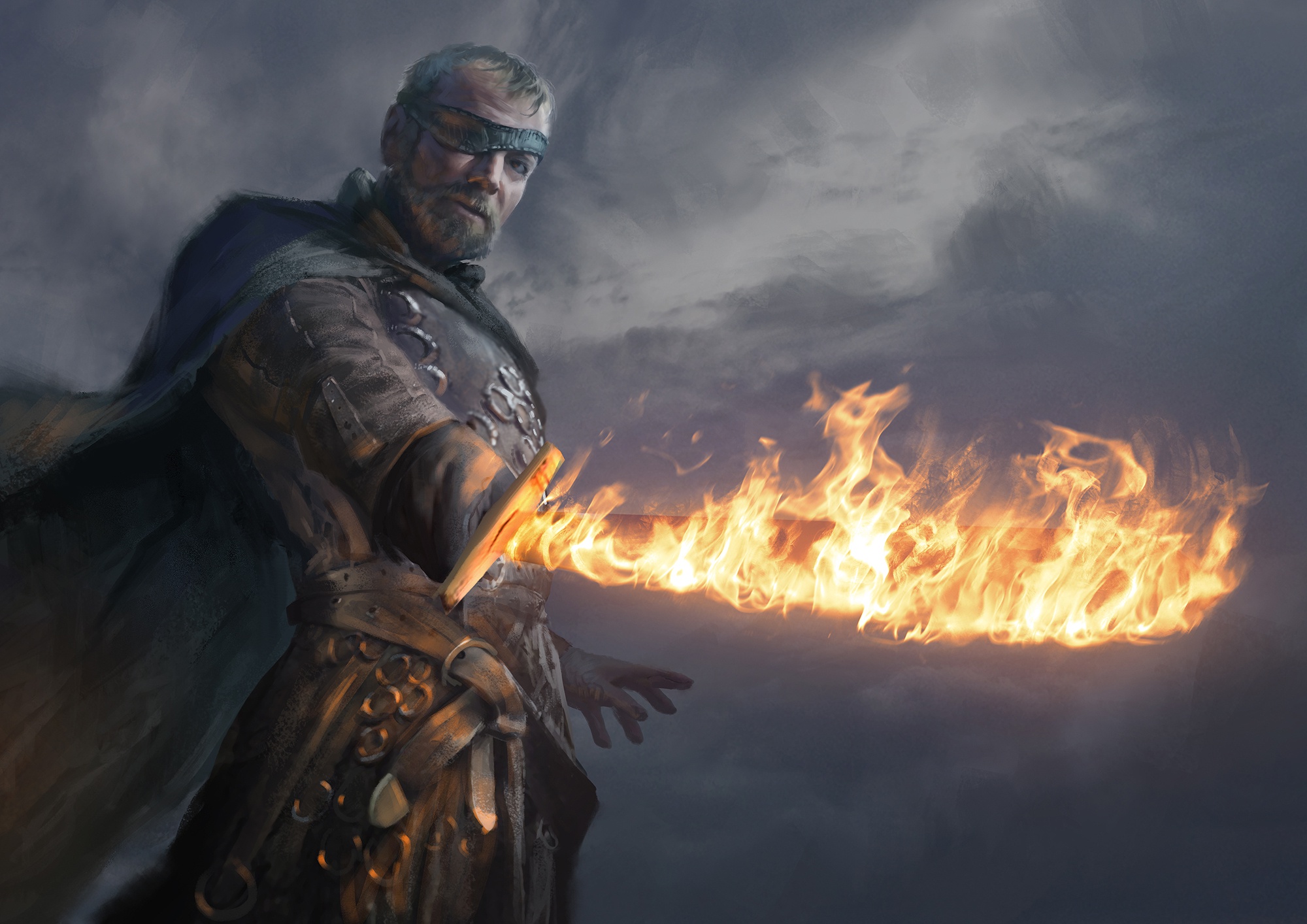 Beric Dondarrion Art - HD Wallpaper 
