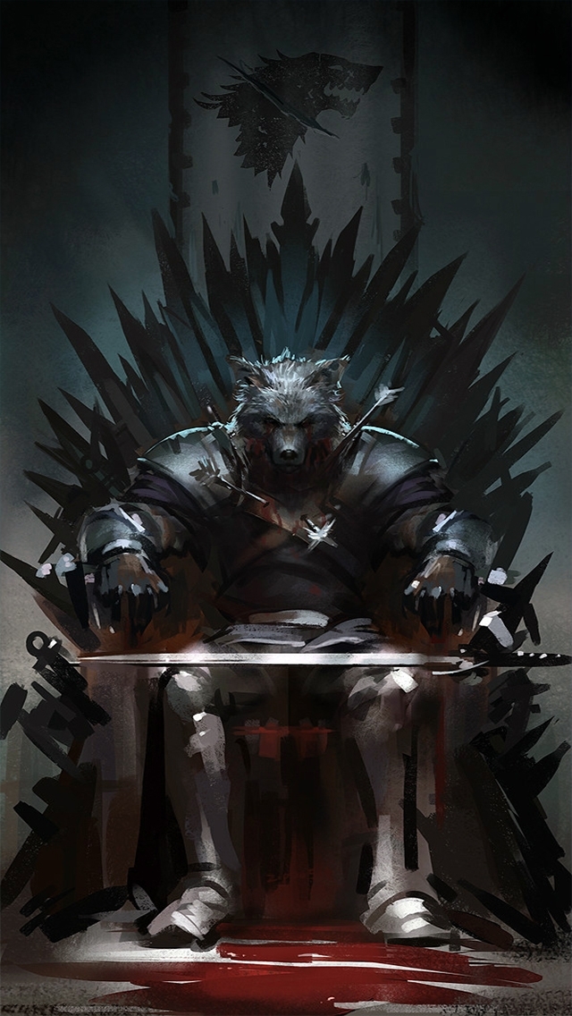 Young Wolf Game Of Thrones - 640x1136 Wallpaper 