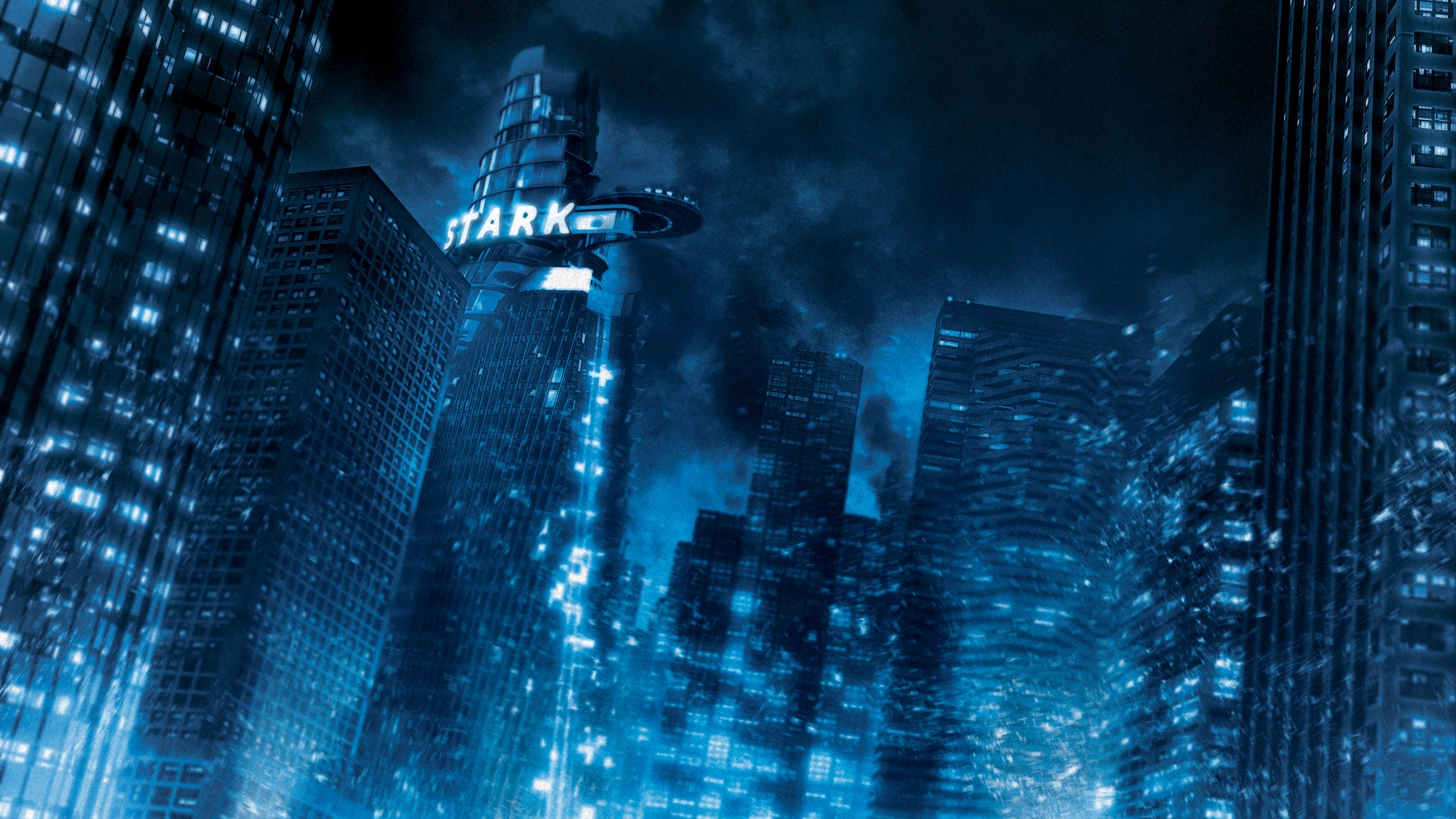 Avengers Stark Tower 5k - Stark Tower Wallpaper Iphone - HD Wallpaper 