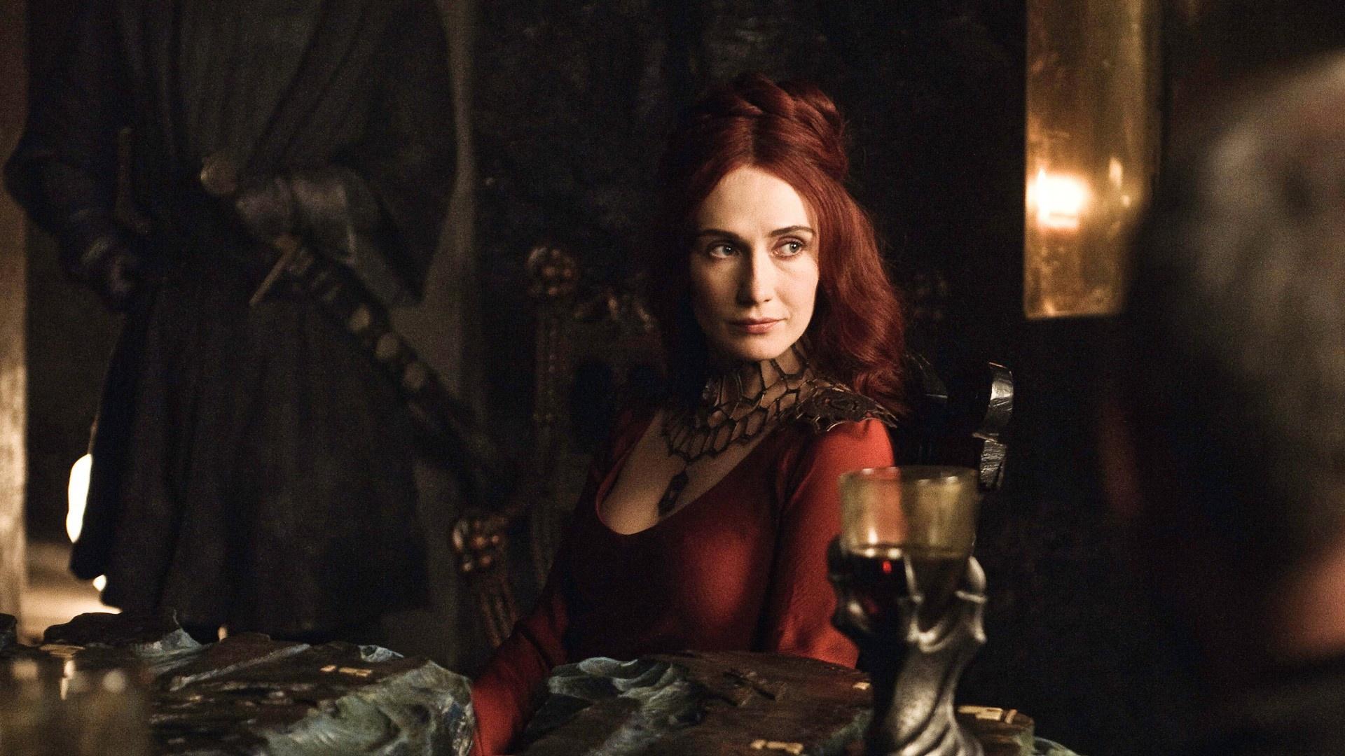 Game Of Thrones - Maester Cressen And Melisandre - HD Wallpaper 