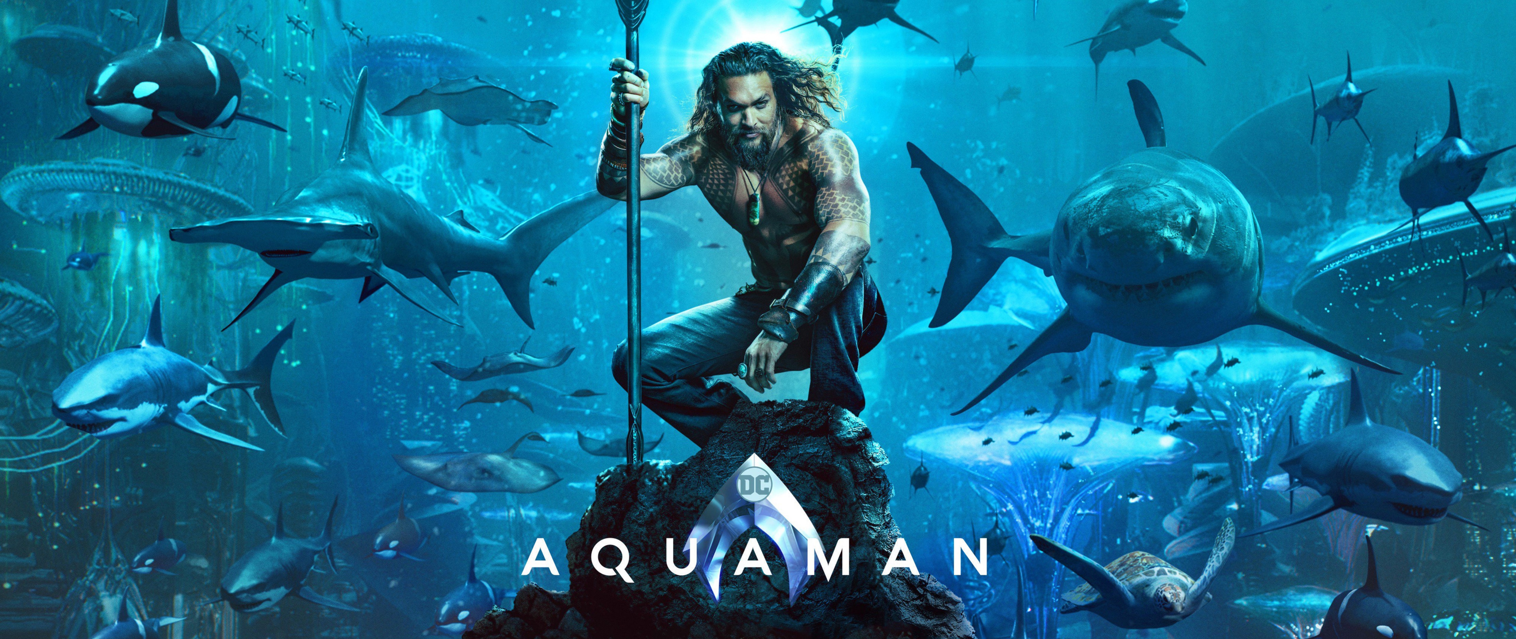 Movie Wallpapers Aquaman 2018 Movie Wallpaper 4k Ultra - Aquaman 2018 Wallpaper Hd - HD Wallpaper 