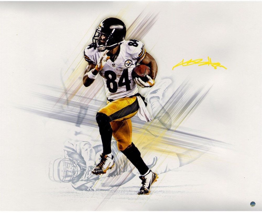 Antonio Brown Cartoon - HD Wallpaper 