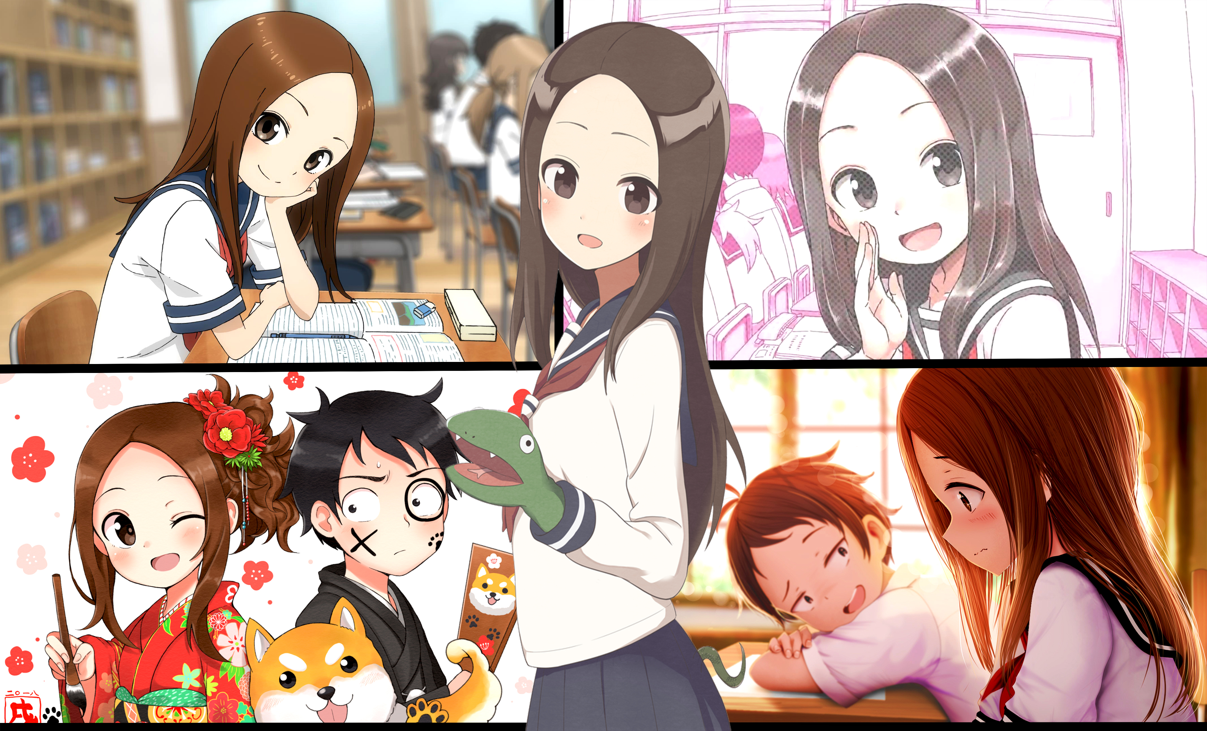Karakai Jouzu No Takagi San Wallpaper Hd - HD Wallpaper 