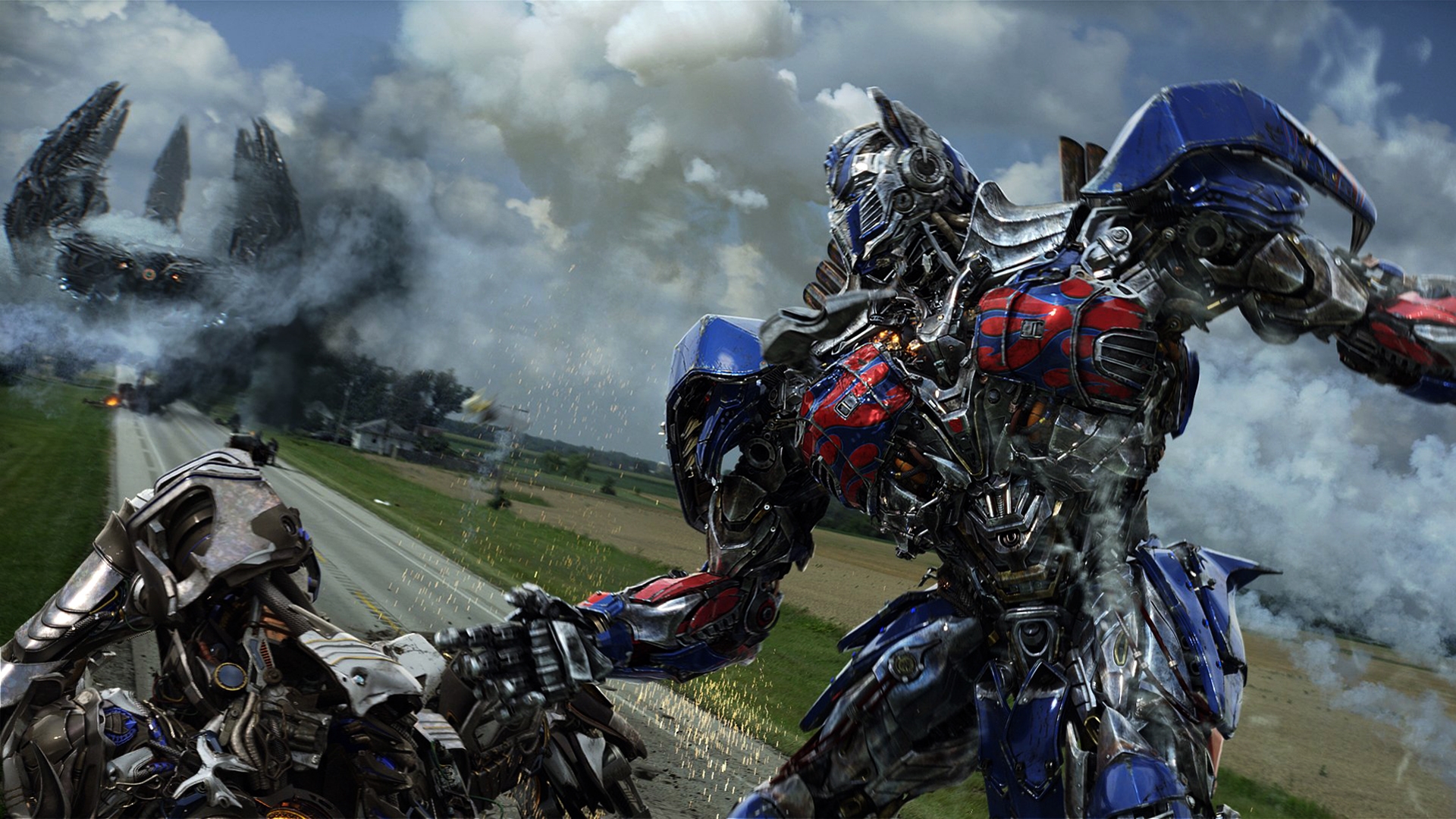 Transformers Wallpapers Page Hd Wallpapers - Transformers 4 Fight - HD Wallpaper 