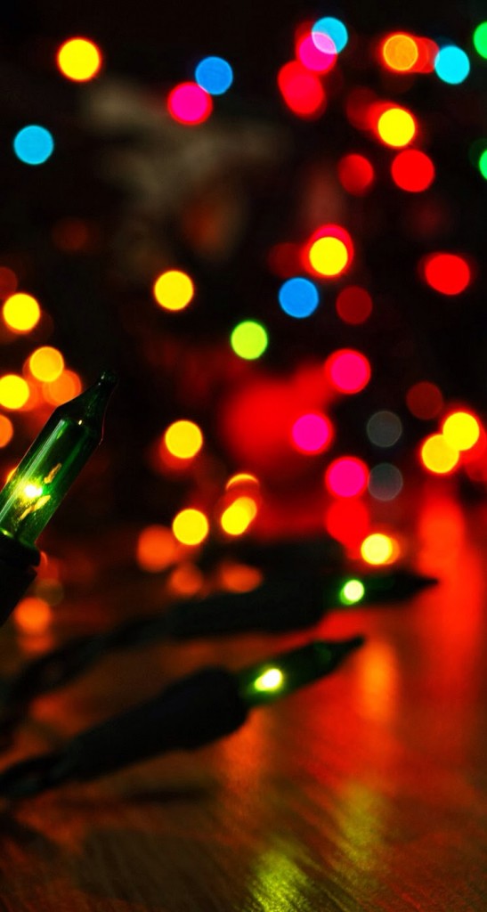 Christmas Lights Wallpaper Ipad - HD Wallpaper 