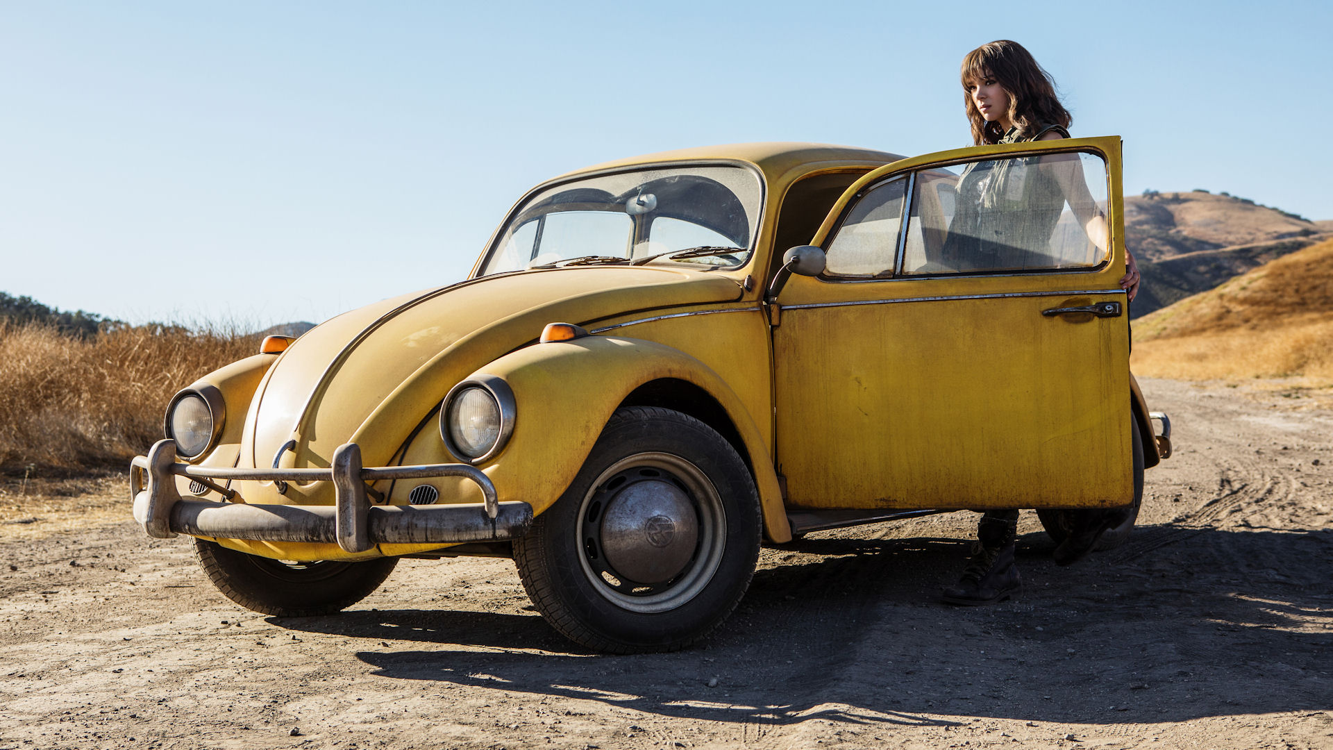 Bumblebee, Hailee Steinfeld, 7k, Movies Https - New Bumblebee Movie Car - HD Wallpaper 